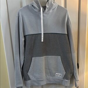 Under Armour Gray and White Hoodie